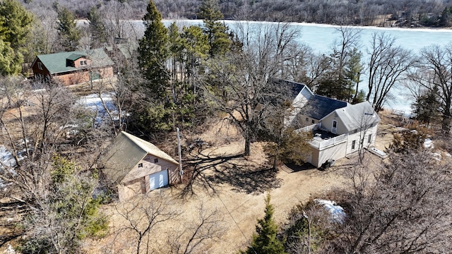 aerial view with a view of trees