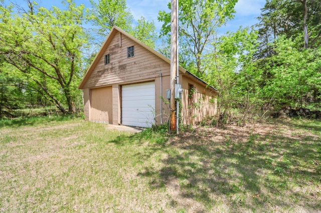 28503 Ottawa Dr, Browerville, MN 56438 - view of detached garage