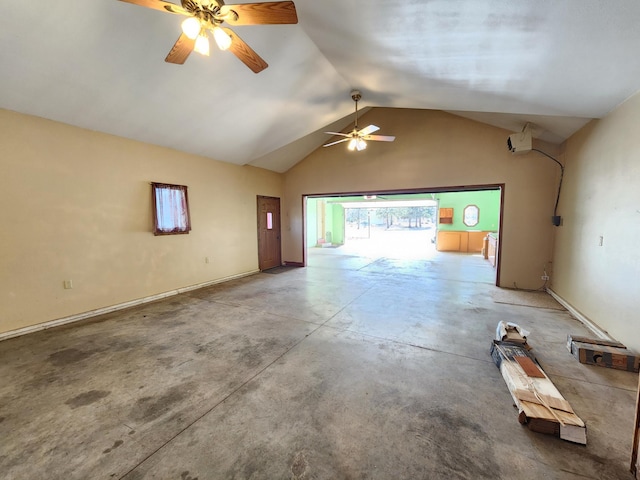 908 Park Ln, Belle Plaine, MN 56011 - garage with a ceiling fan