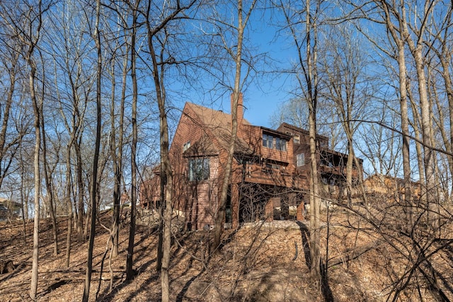 view of rear view of property