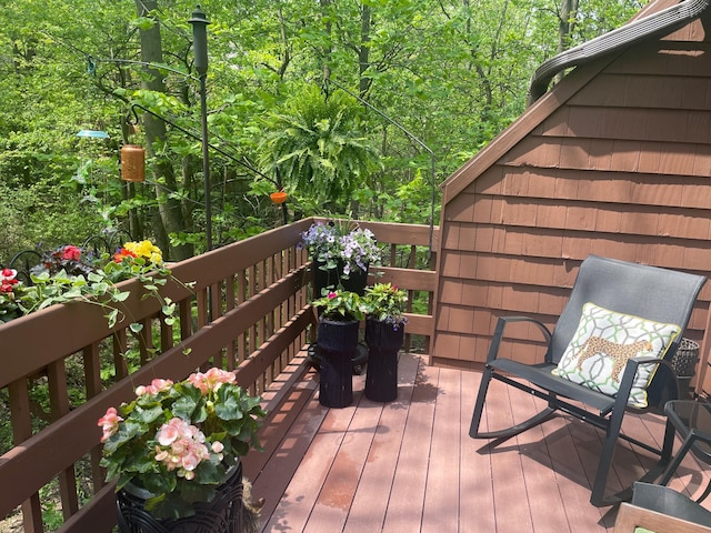 view of deck