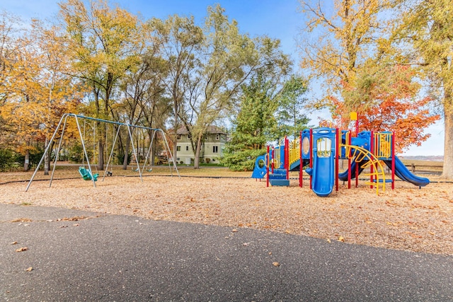 view of communal playground