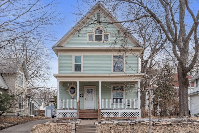 victorian home with a porch