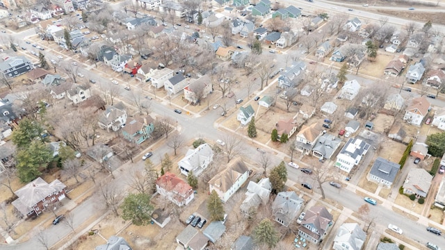 aerial view featuring a residential view