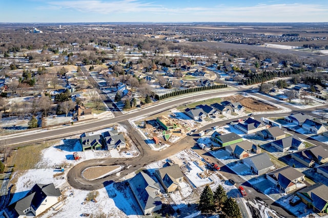 drone / aerial view featuring a residential view