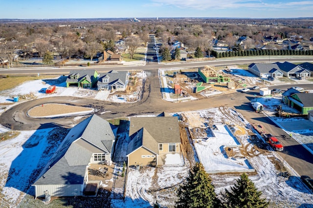 aerial view featuring a residential view