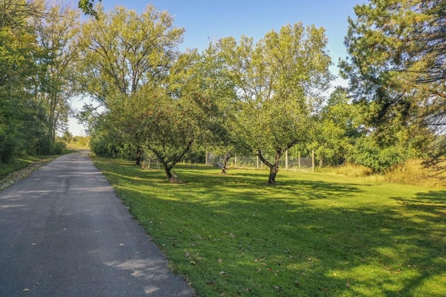 view of road