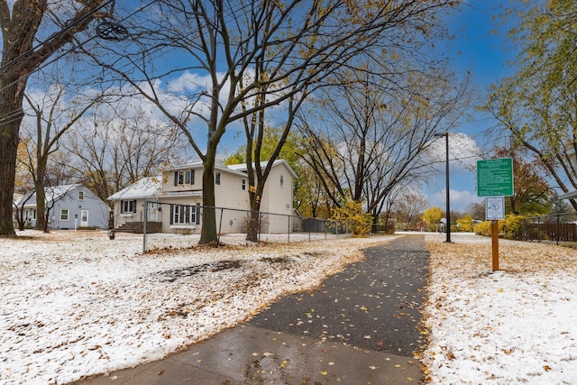 exterior space with fence