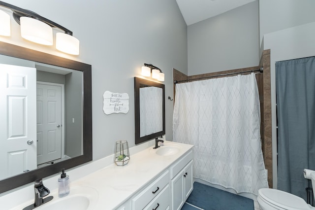 1868 Tiffany Cove Ln SW, Rochester, MN 55902 - full bathroom with toilet, double vanity, and shower / tub combo