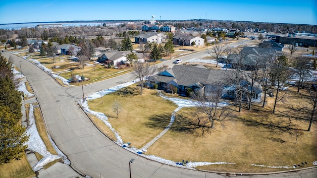 birds eye view of property featuring a residential view