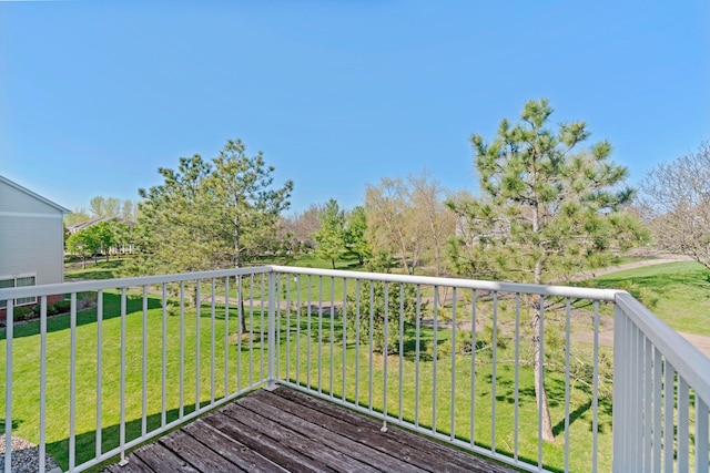 15721 France Way Unit 1312, Apple Valley, MN 55124 - wooden deck with a yard