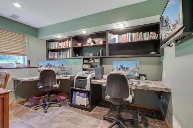 11259 71st Ave N, Maple Grove, MN 55369 - office with built in desk and baseboards