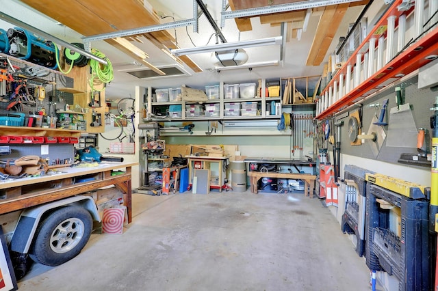 11259 71st Ave N, Maple Grove, MN 55369 - garage featuring a workshop area