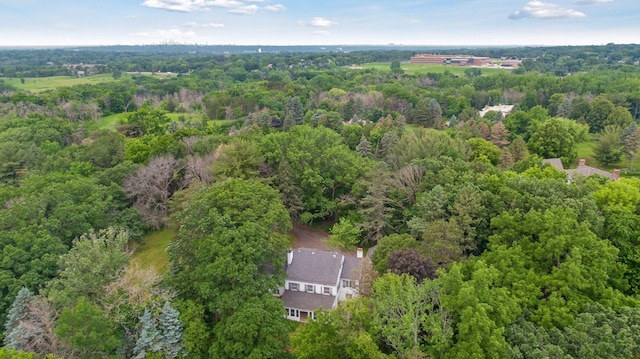 2148 Delaware Ave, Sunfish Lake, MN 55118 - aerial overview of property's location with a heavily wooded area