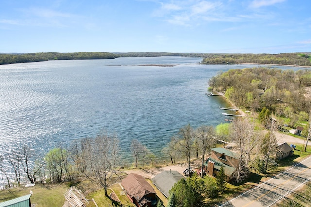 47166 Franklin Ct, Dunn Twp, MN 56572 - bird's eye view of a large body of water