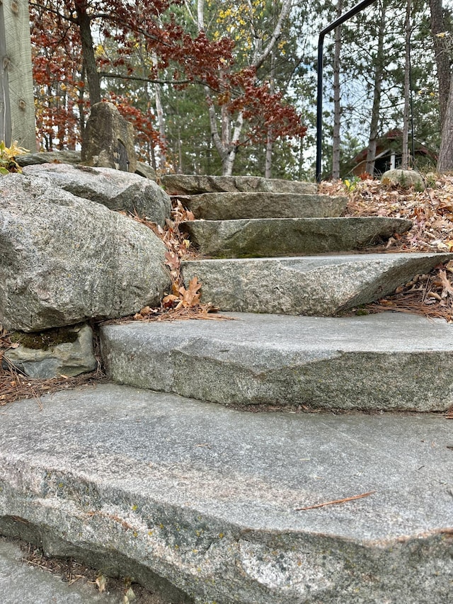 view of stairs