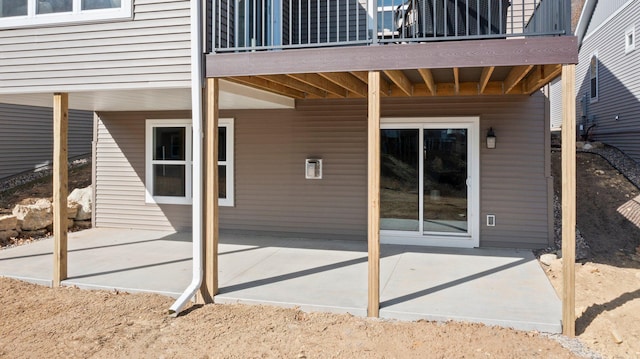 exterior space with a patio area