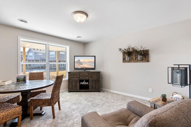 1125 Hewitt Blvd, Red Wing, MN 55066 - dining space featuring carpet and baseboards