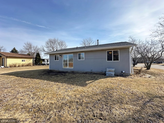 view of rear view of property