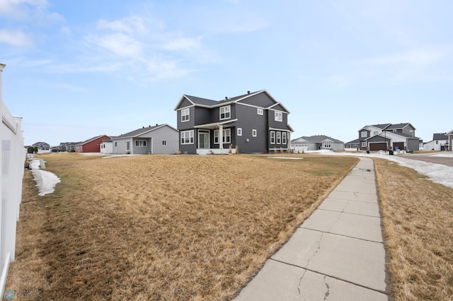 view of yard with a residential view