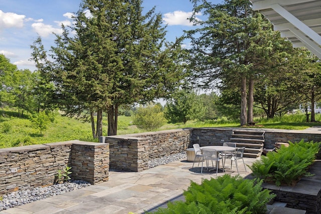 2049 Broadway St, Marine On Saint Croix, MN 55047 - view of patio featuring outdoor dining area