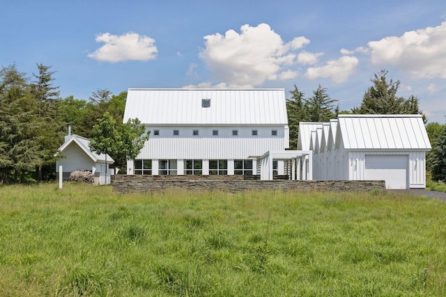 2049 Broadway St, Marine On Saint Croix, MN 55047 - back of house with a metal roof
