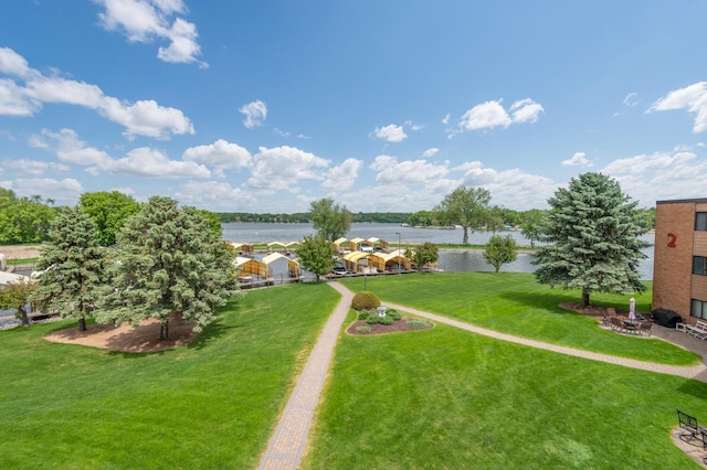 5430 Three Points Blvd Unit 131, Mound, MN 55364 - view of grassy yard featuring a water view
