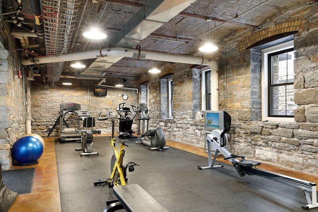 view of workout room