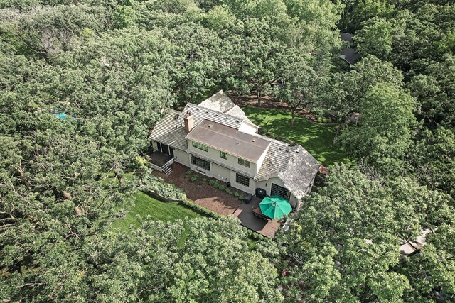 10 Saint Albans Rd E, Hopkins, MN 55305 - view of subject property featuring a heavily wooded area