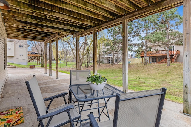 view of patio / terrace