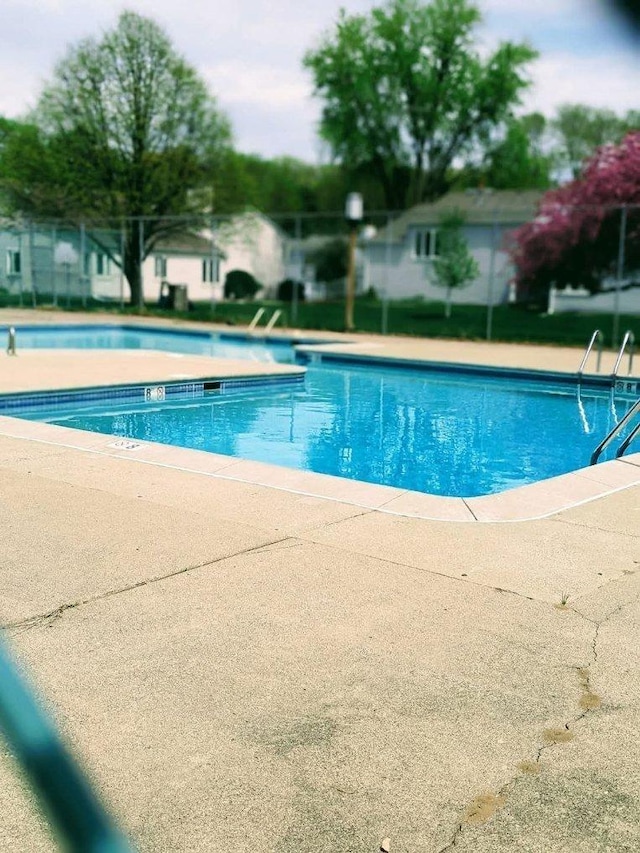 view of pool