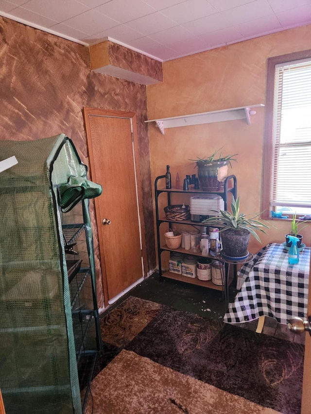 view of storage room