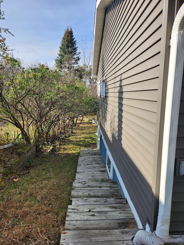 view of home's exterior