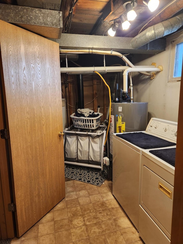 laundry room with separate washer and dryer