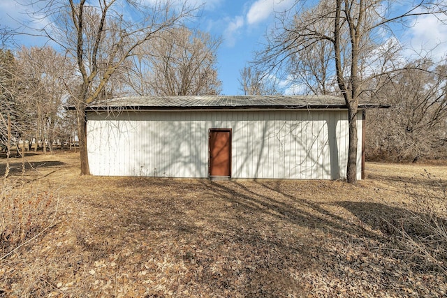 view of outbuilding with an outdoor structure