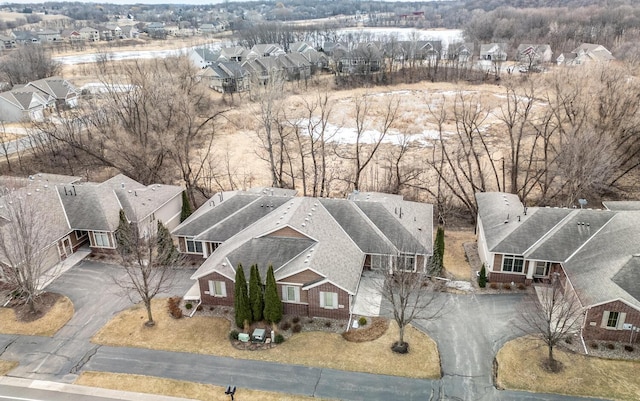 bird's eye view featuring a residential view