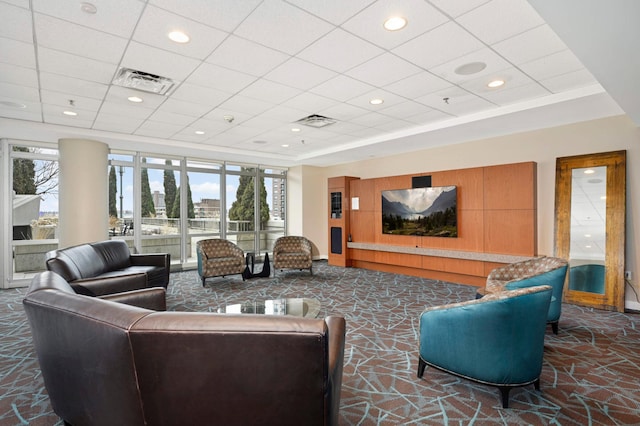 929 Portland Ave Unit 309, Minneapolis, MN 55404 - community lobby featuring a paneled ceiling
