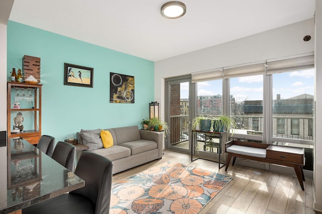 929 Portland Ave Unit 309, Minneapolis, MN 55404 - living area featuring hardwood / wood-style flooring