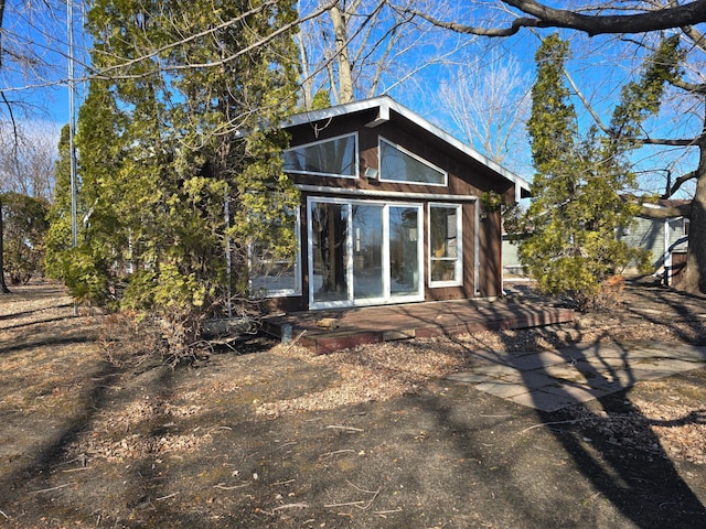 view of back of property