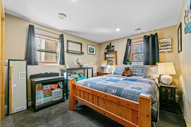 1422 24th Ave S, Moorhead, MN 56560 - bedroom with carpet floors and recessed lighting