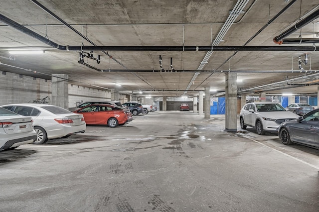 view of parking deck