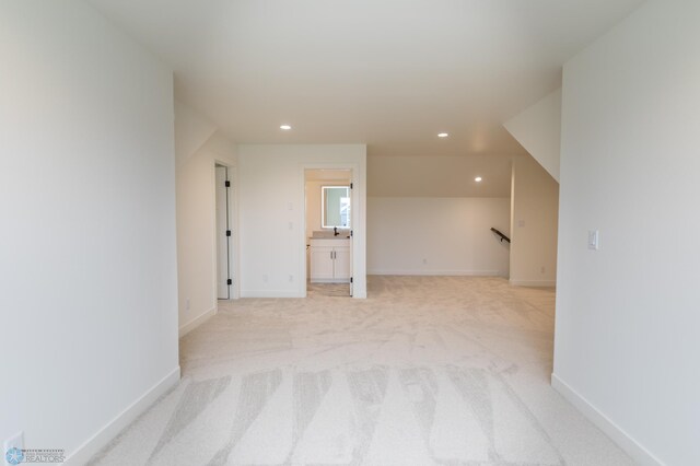 5172 Mira Way W, West Fargo, ND 58078 - empty room with light colored carpet, recessed lighting, and baseboards