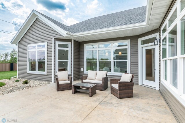 5172 Mira Way W, West Fargo, ND 58078 - view of patio / terrace with outdoor lounge area