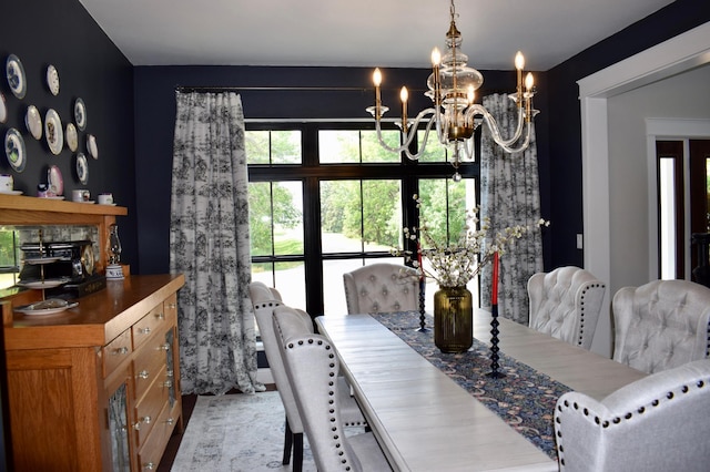 12424 126th Ave NE, Thief River Falls, MN 56701 - dining room featuring a chandelier