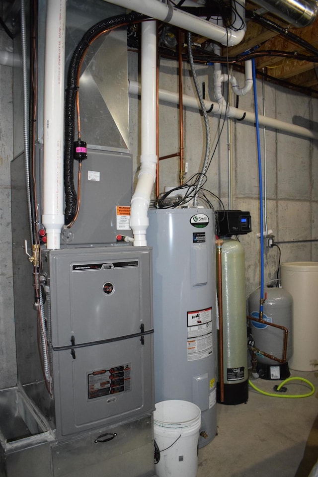 12424 126th Ave NE, Thief River Falls, MN 56701 - utilities featuring electric water heater and heating unit