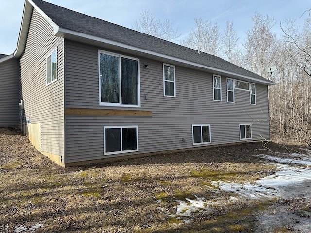 view of back of property