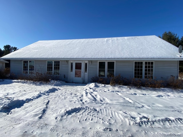 view of ranch-style house