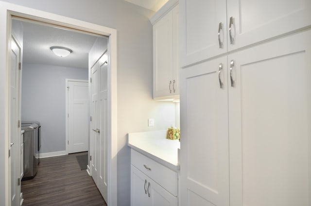 324 Bluebird Dr NW, Isanti, MN 55040 - laundry area featuring independent washer and dryer and dark wood-style floors