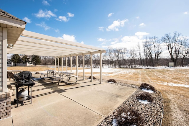 exterior space with a patio