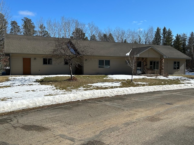 view of front of home